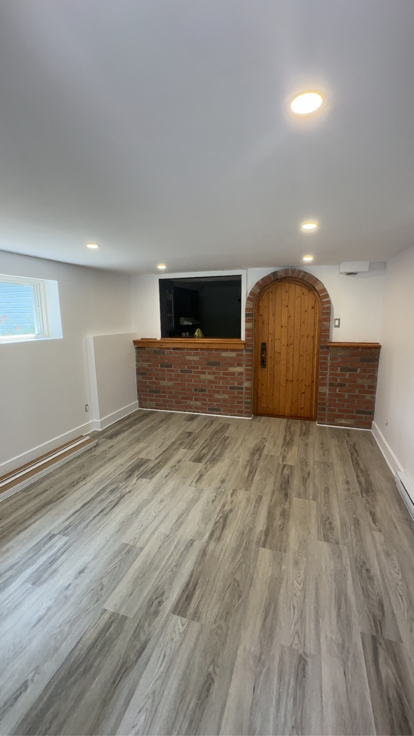 Basement after