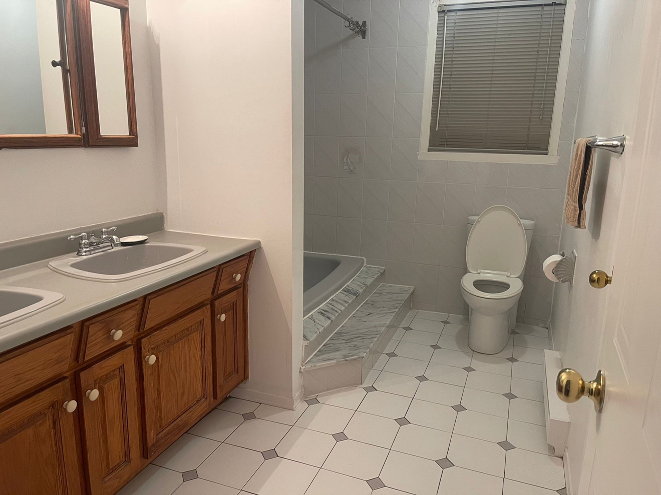 Vanity tub before