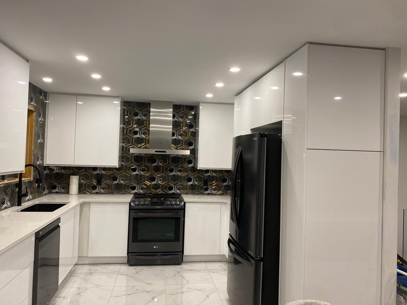 Range pantry after