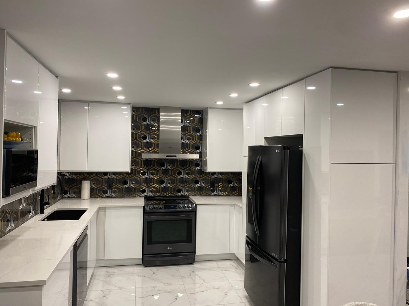 Range wall after