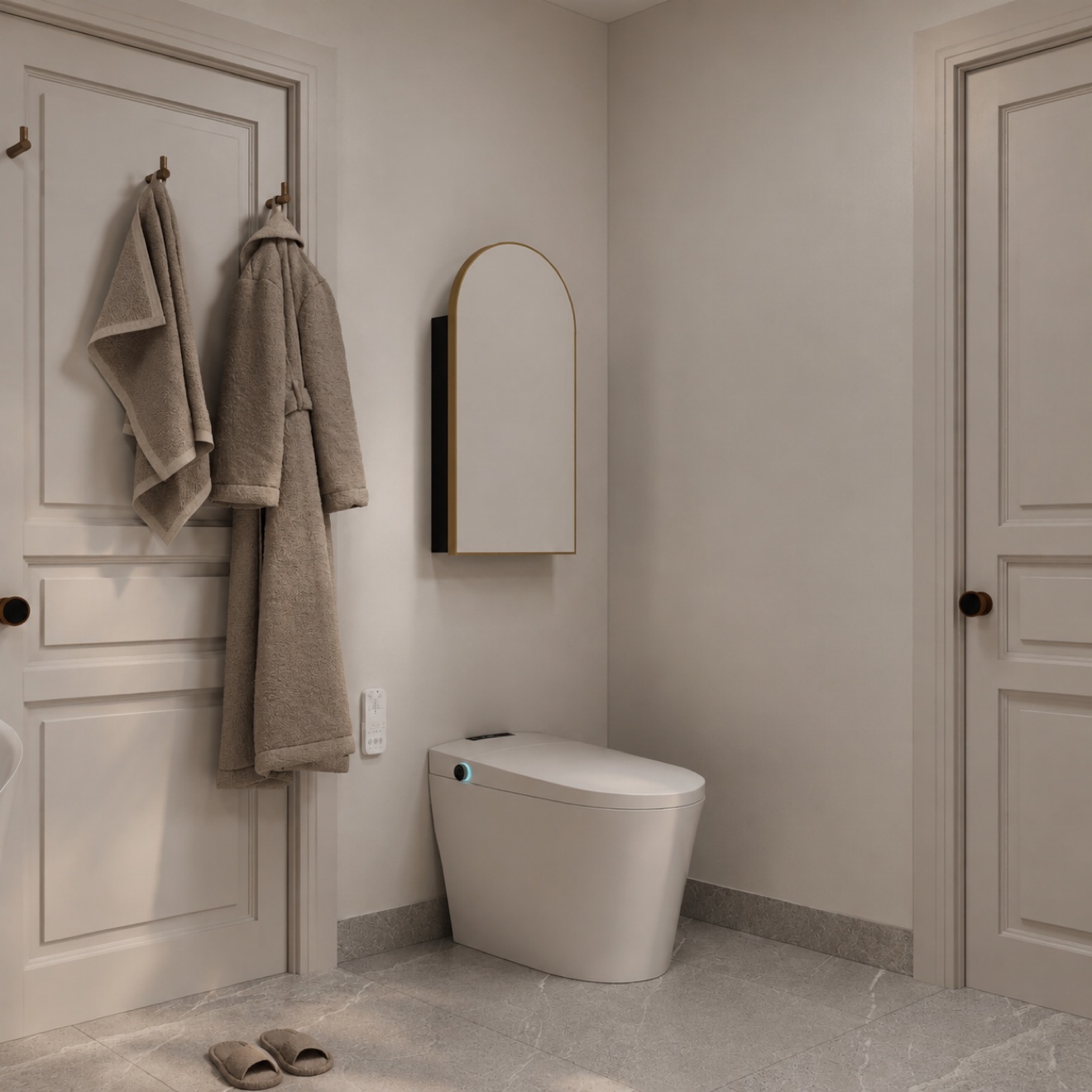 Toilet area design vision