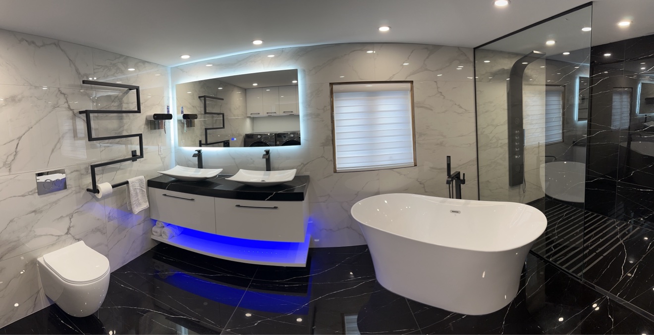 Vanity laundry tub