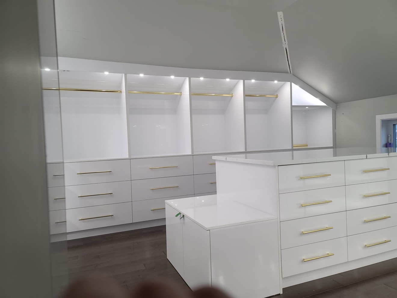 Wardrobe corner view